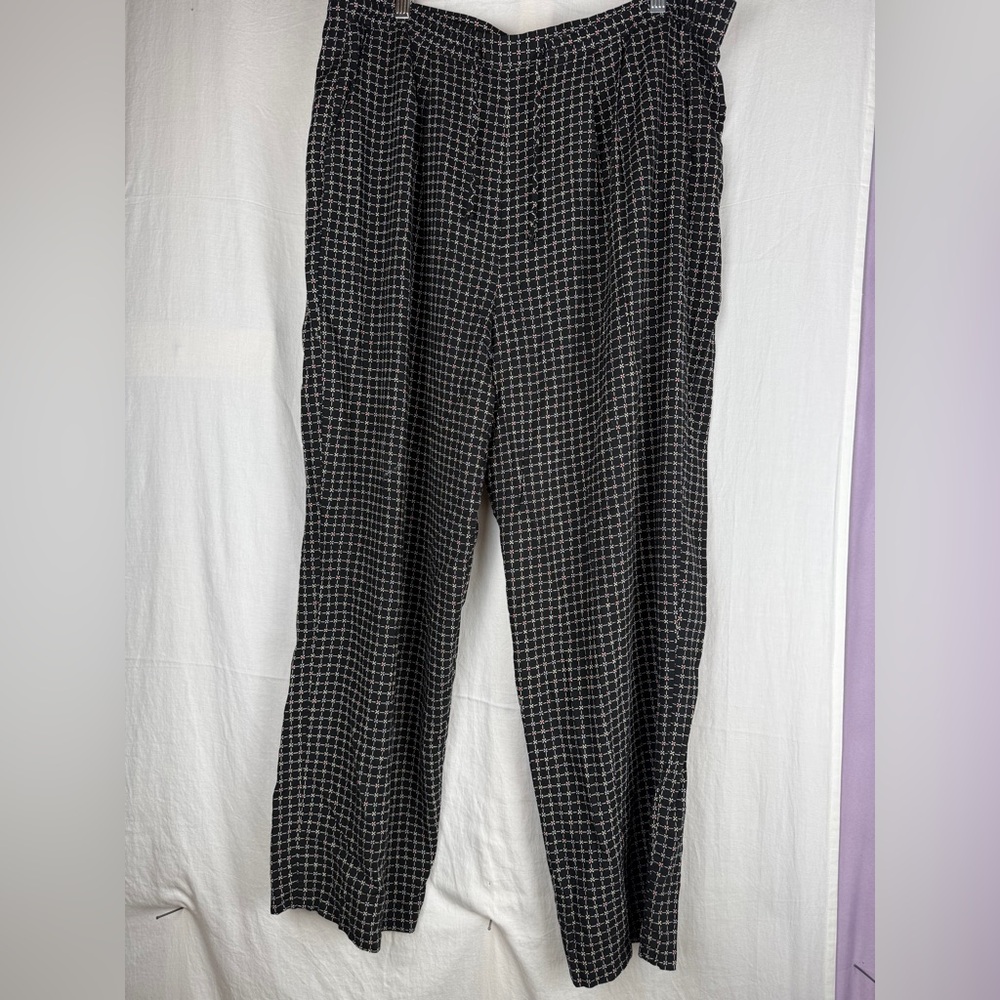 Hunt Club Black and White Checkered women’s Pants